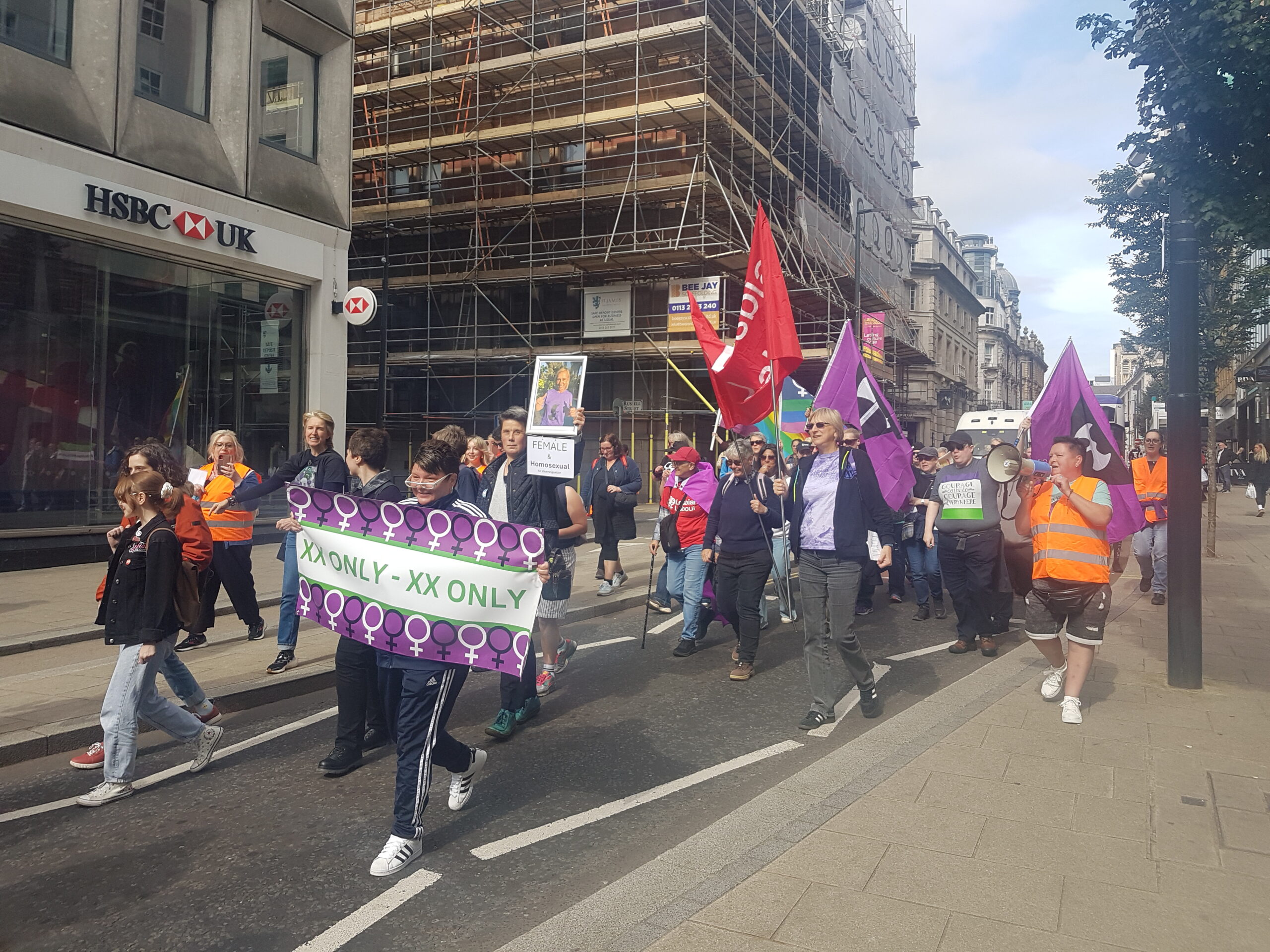 A photo of the Lesbian Strength march in 2024