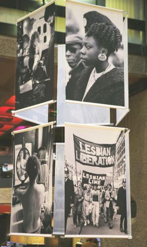 A selection of Pam Isherwood photos from the 1980's on display