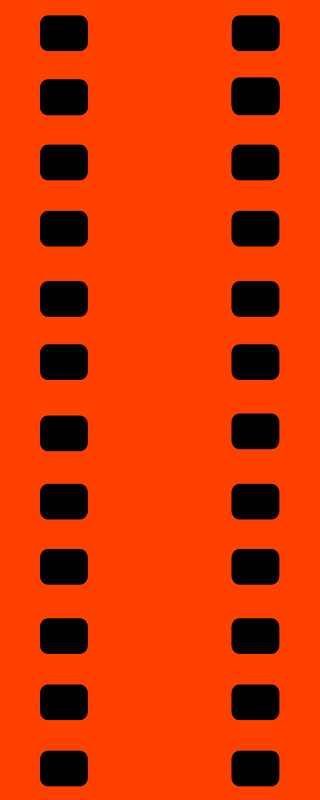 Orange Film Strip